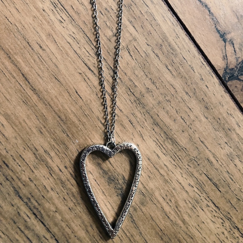 Silver double sided Brighton necklace